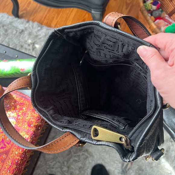 Fossil Women’s Black Leather Bag - Picture 4 of 5